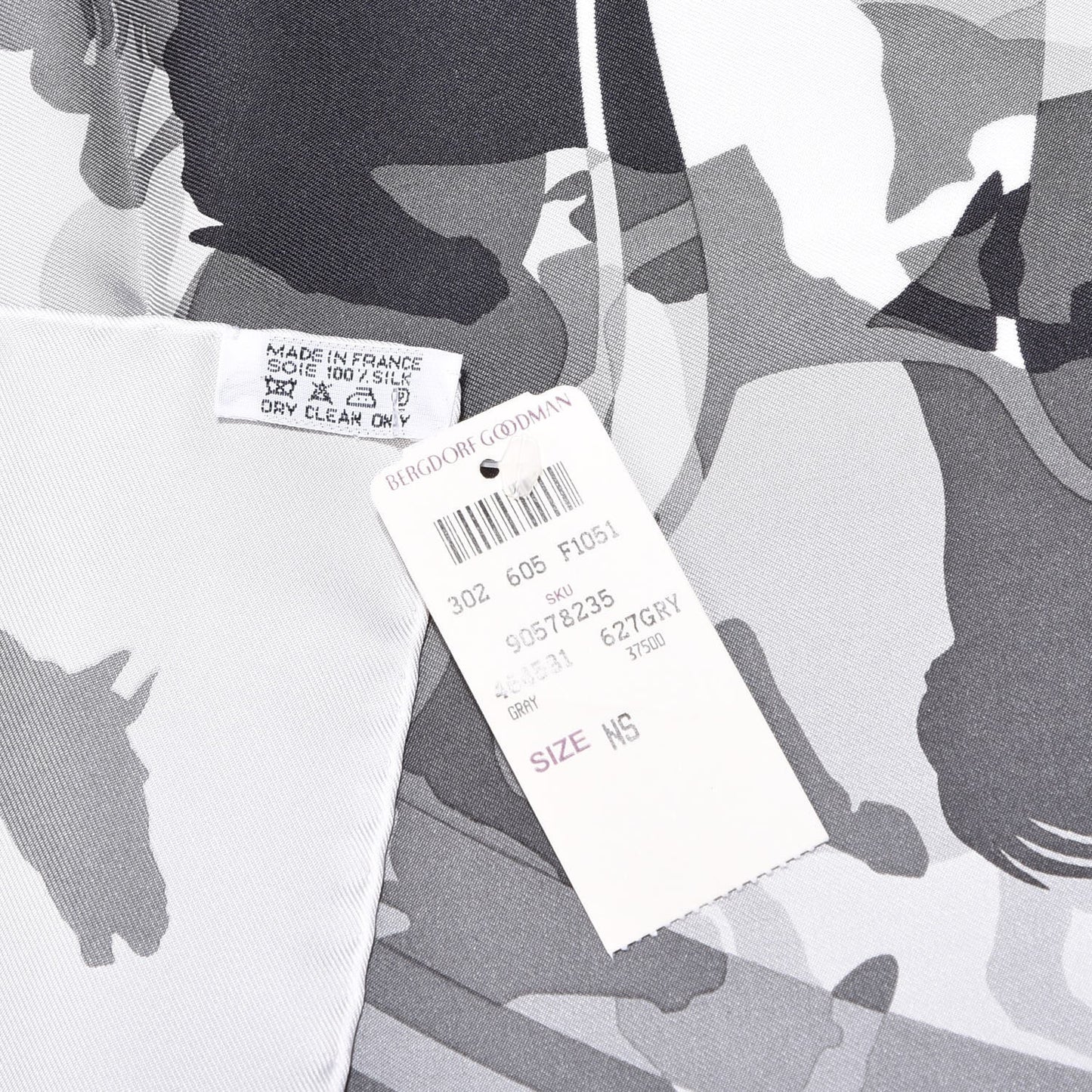 Silk Ex Libris En Camouflage Scarf 90