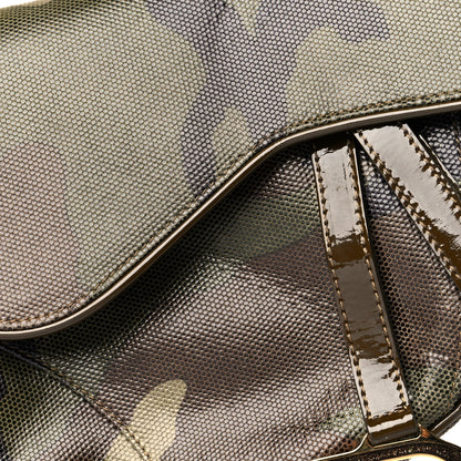 Christian Dior Pixelated Calfskin Camouflage Saddle Bag 8 of 8