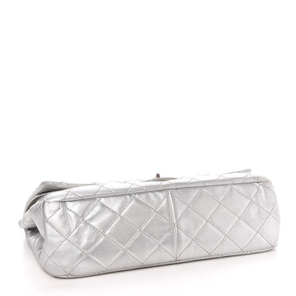 Chanel Metallic Lambskin Quilted 2.55 Reissue 227 Flap Silver 4 of 11