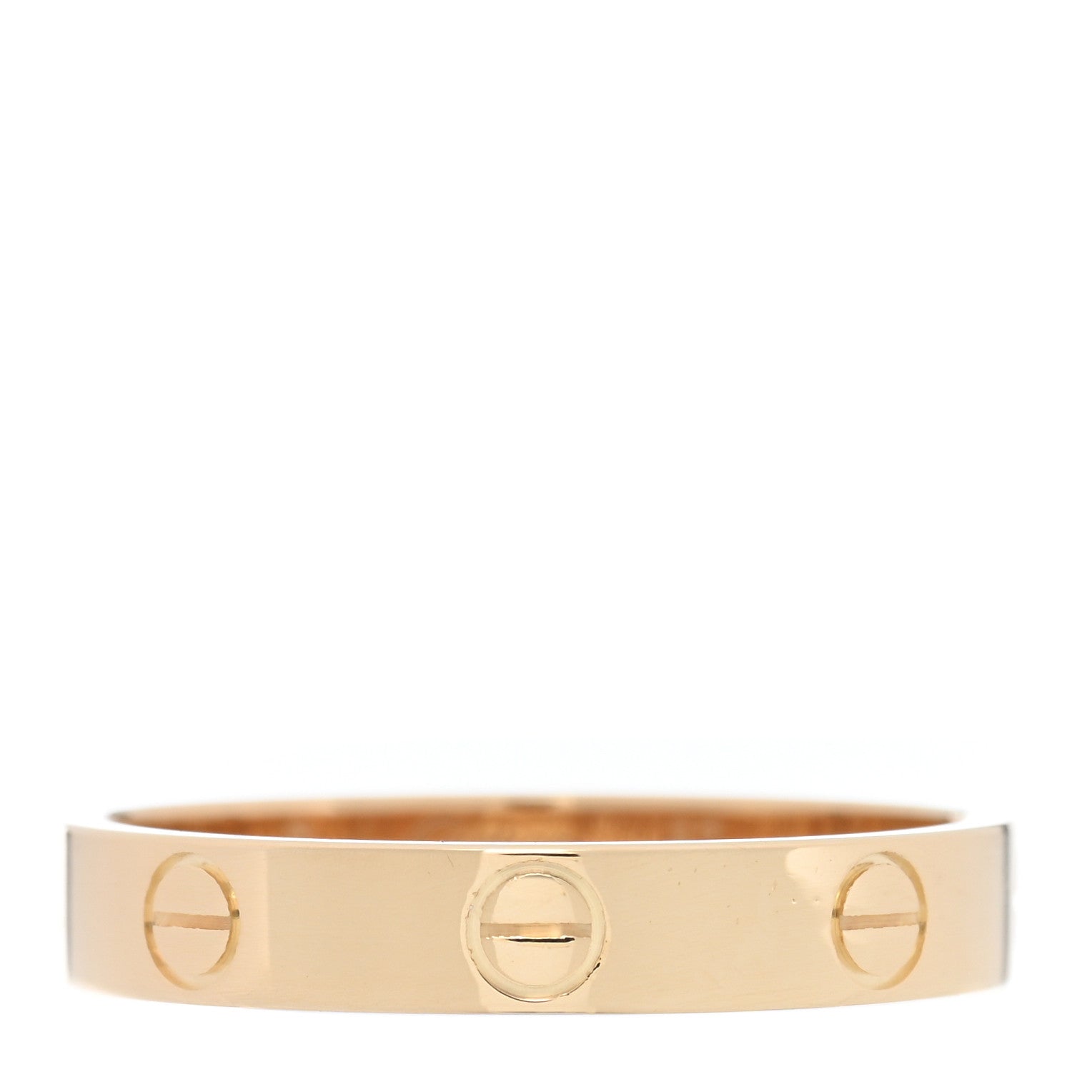 Cartier 18K Yellow Gold 3.5mm LOVE Wedding Band Ring 57 8 1 of 6