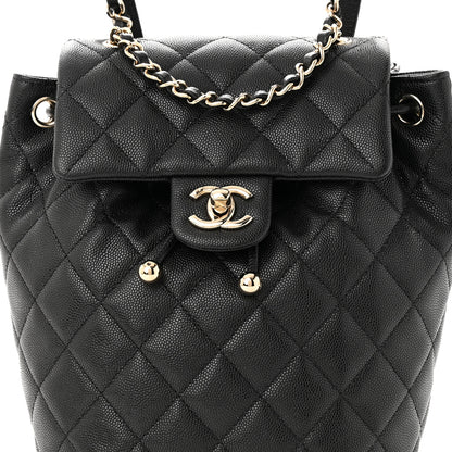 Chanel Caviar Quilted Mini Urban Spirit Backpack Black 8 of 11