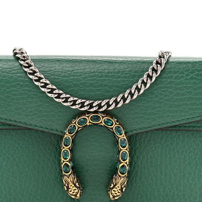 Gucci Dollar Calfskin Crystal Super Mini Dionysus Shoulder Bag Emerald 13 of 29