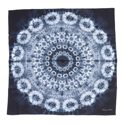 Christian Dior Silk KaleiDioroscopic Scarf 90 Blue 1 of 3