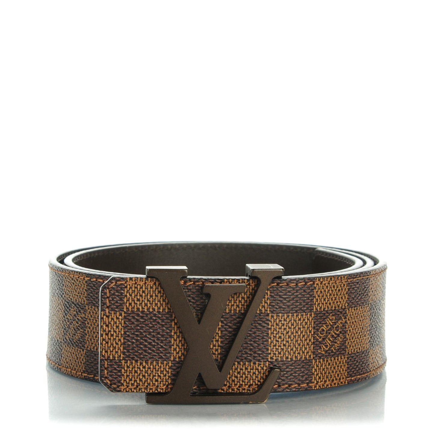 Damier Ebene 40mm LV Initiales Belt 85 34