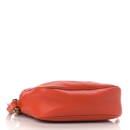 Gucci Pebbled Calfskin Small Soho Disco Bag Sun Orange 4 of 19