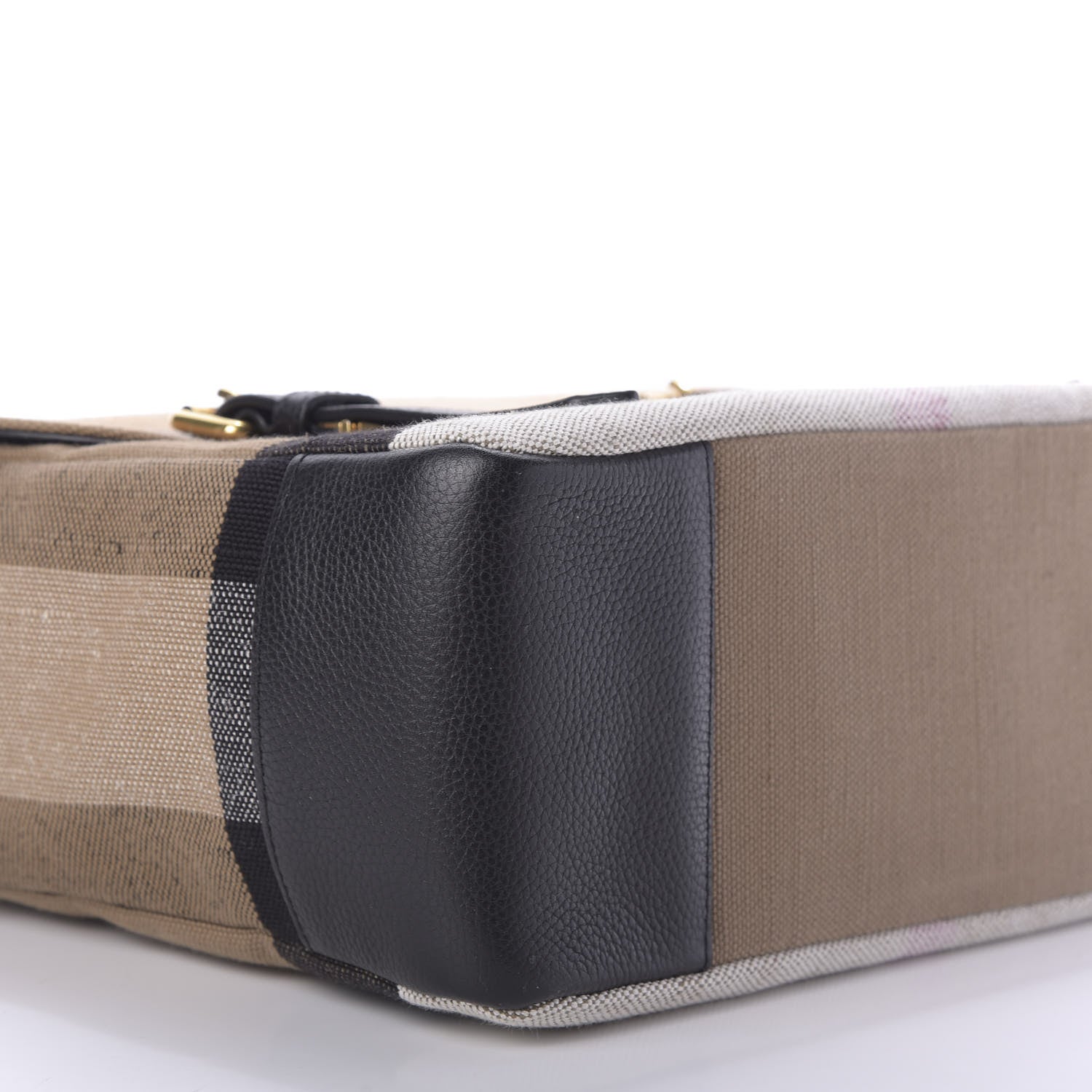 Burberry Canvas Mega Check Small Baildon Messenger Bag Black 6 of 9