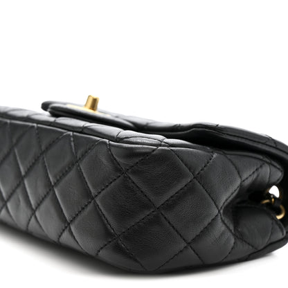 Chanel Lambskin Quilted Mini Rectangular Pearl Crush Flap Black 10 of 11