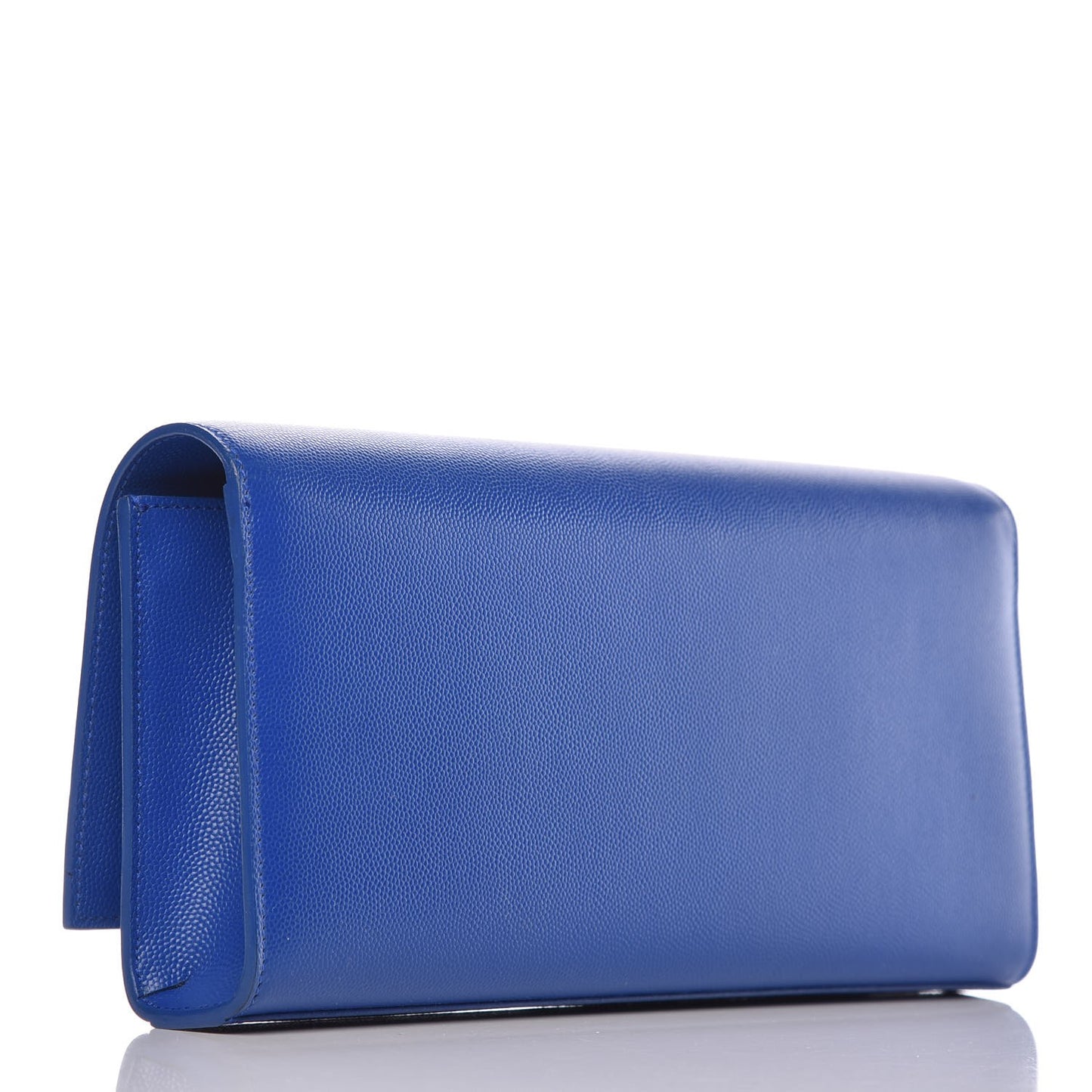 Grain De Poudre Classic Monogram Cassandre Clutch Royal Blue