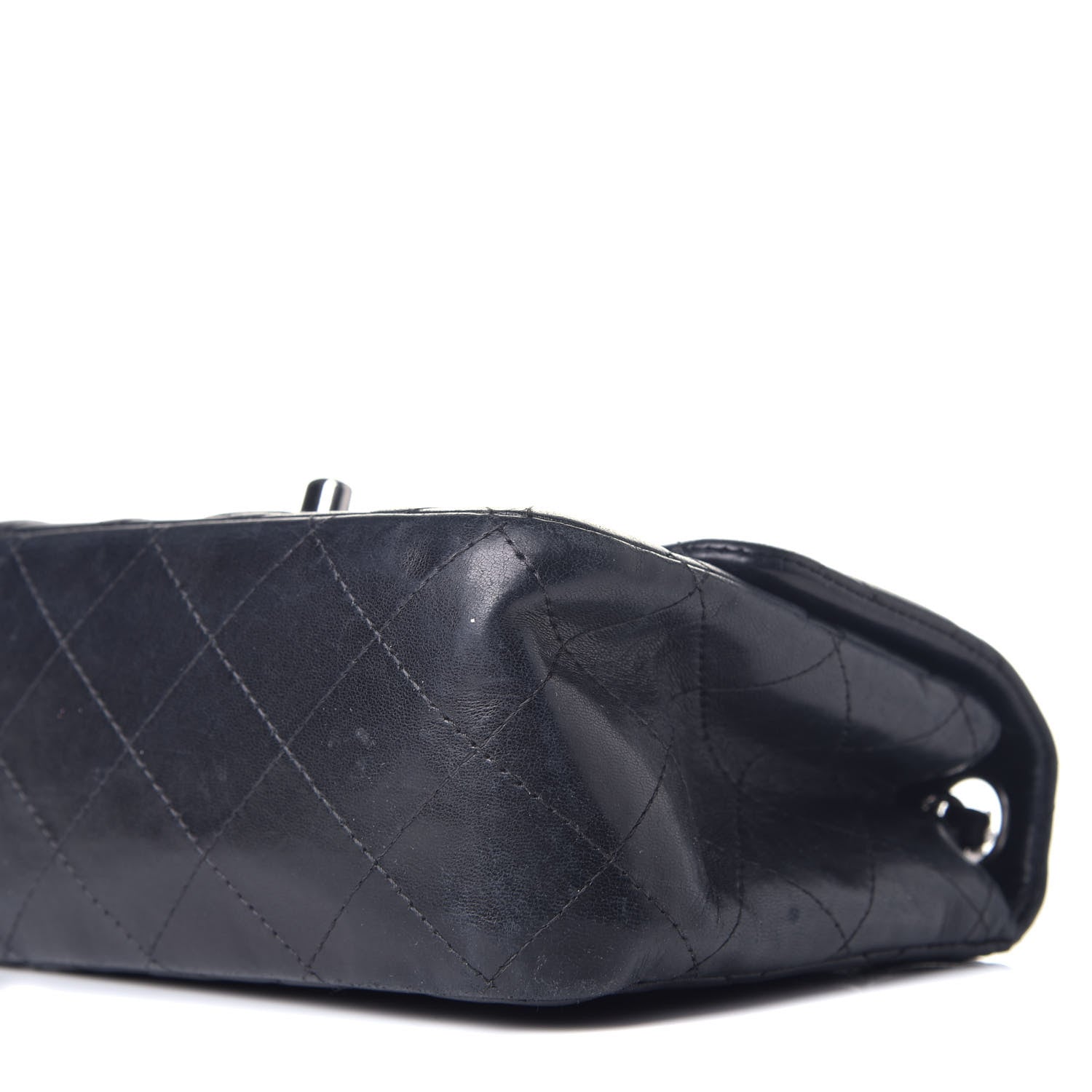 Chanel Lambskin Quilted Mini Square Flap Black 9 of 11