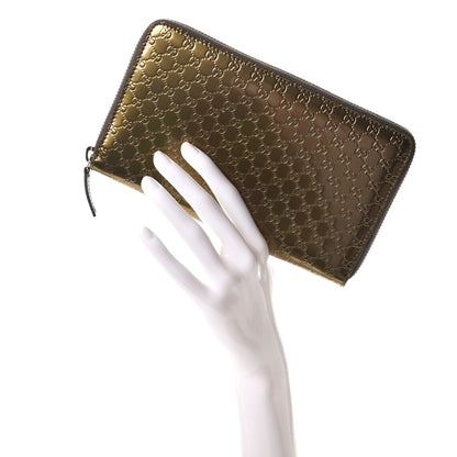 Gucci Shine Microguccissima Zippy Wallet Gold 2 of 8