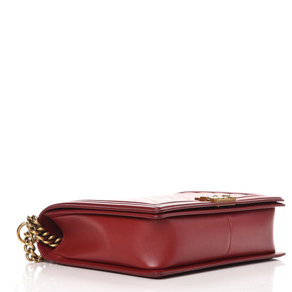 Chanel Lambskin Quilted Large Boy Flap Red 5 of 10