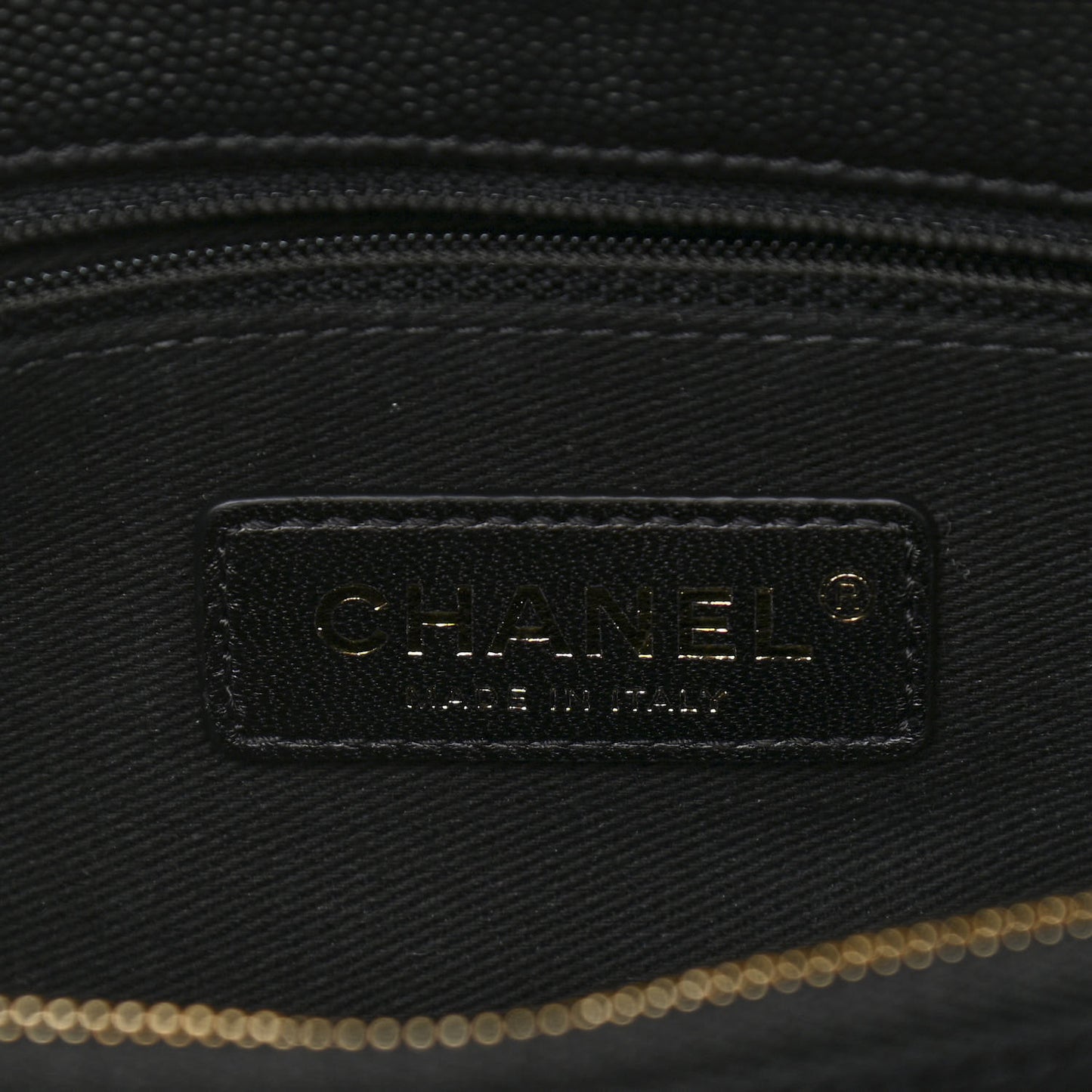 Caviar Lizard Embossed Quilted Small Coco Handle Flap Black