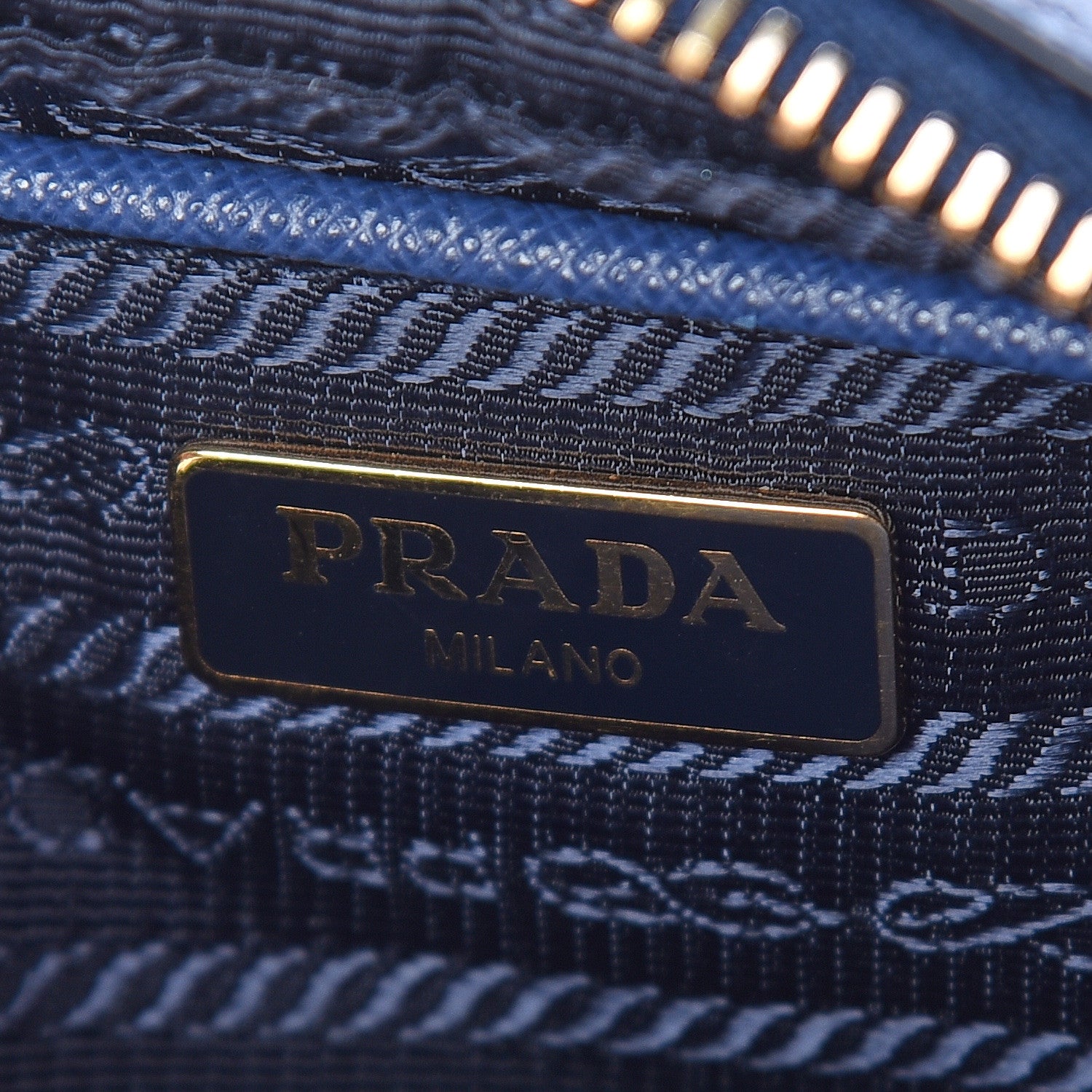 Prada Saffiano Mini Camera Crossbody Bag Bleuette 6 of 11