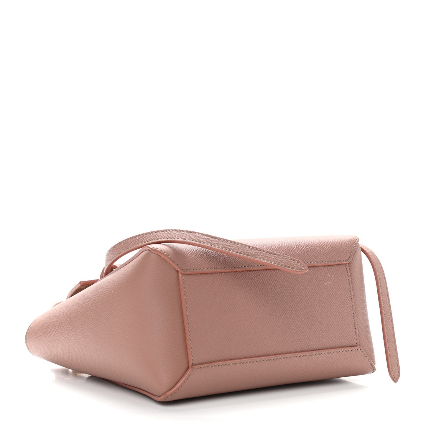 Grained Calfskin Nano Belt Bag Antique Rose