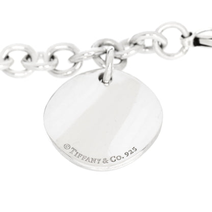Tiffany Sterling Silver Notes Round Tag Charm Bracelet 4 of 4