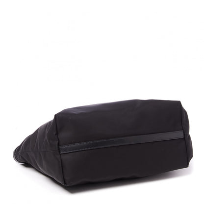 Prada Tessuto Nylon Soft Calf Shopping Tote Black 3 of 8