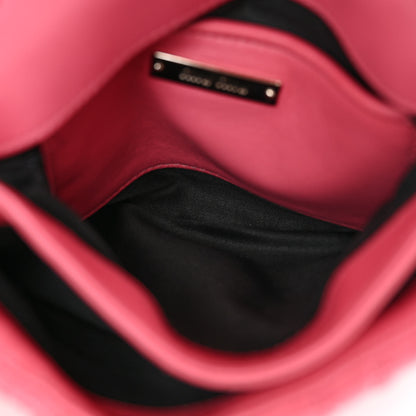 Miu Miu Nappa Matelasse Crystal Chain Crossbody Geranio 5 of 9