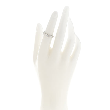 Cartier Platinum Diamond 3mm C De Cartier Wedding Band Ring 50 5.25 2 of 7