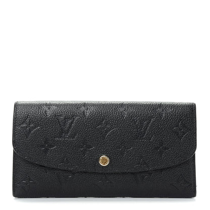 Louis Vuitton Empreinte Emilie Wallet Black Dune 1 of 8
