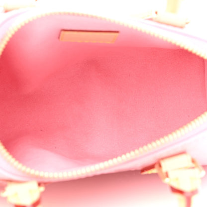 Louis Vuitton Vernis Monogram Nano Speedy Mochi Pink 5 of 9