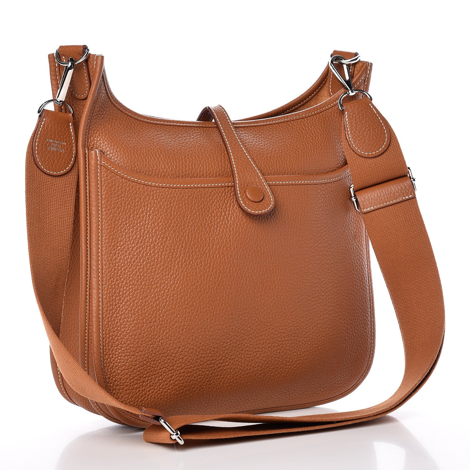 Hermes Taurillon Clemence Evelyne III PM Gold 3 of 9