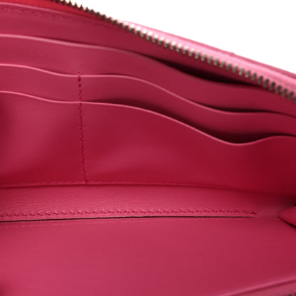 Bottega Veneta Nappa Intrecciato Zip Around Wallet Rosa Shock 5 of 7