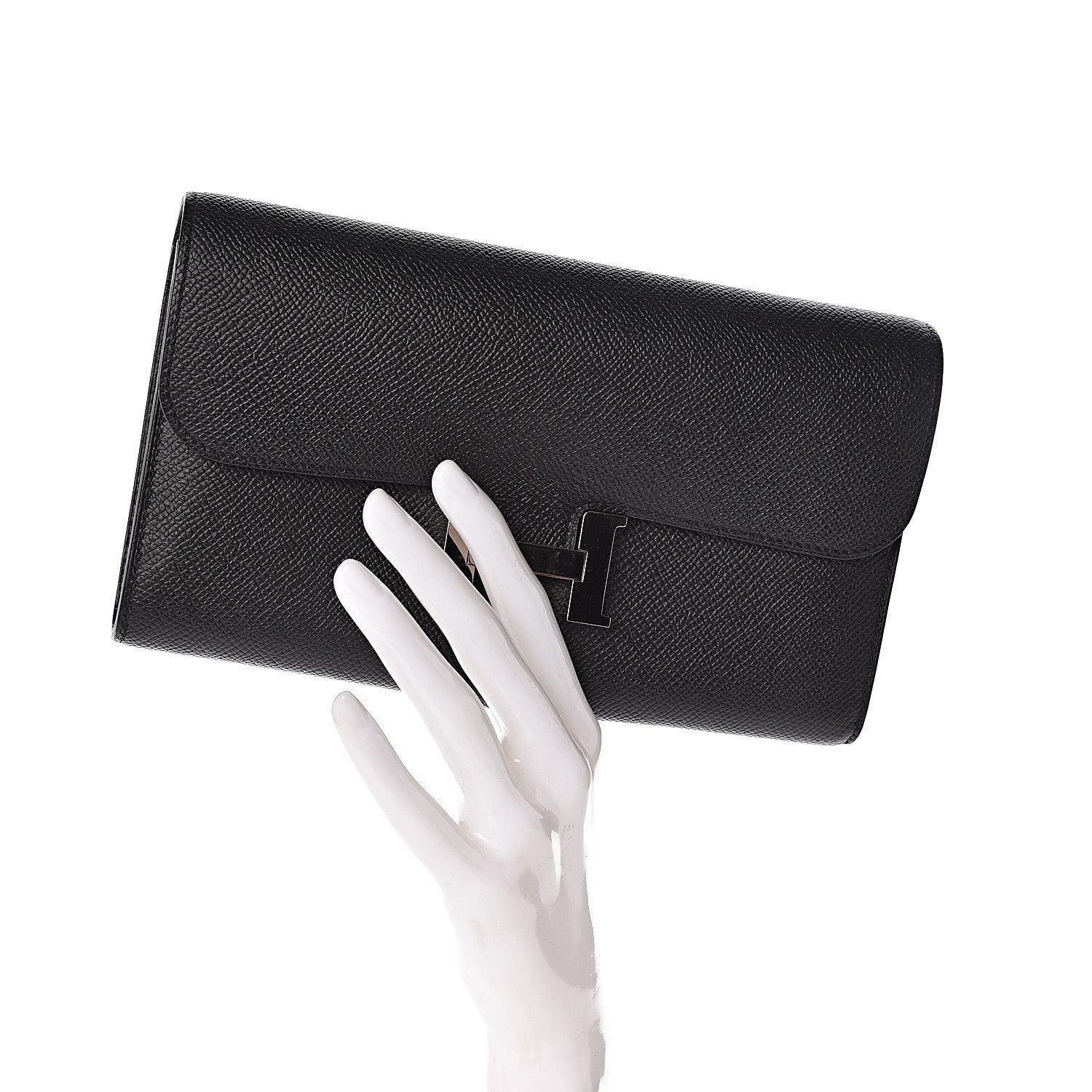 Hermes Epsom Constance Long Wallet Black 2 of 8