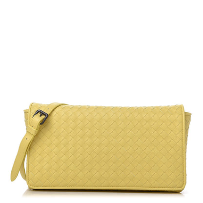 Bottega Veneta Nappa Intrecciato Dahlia Clutch Crossbody Moutarde 1 of 11