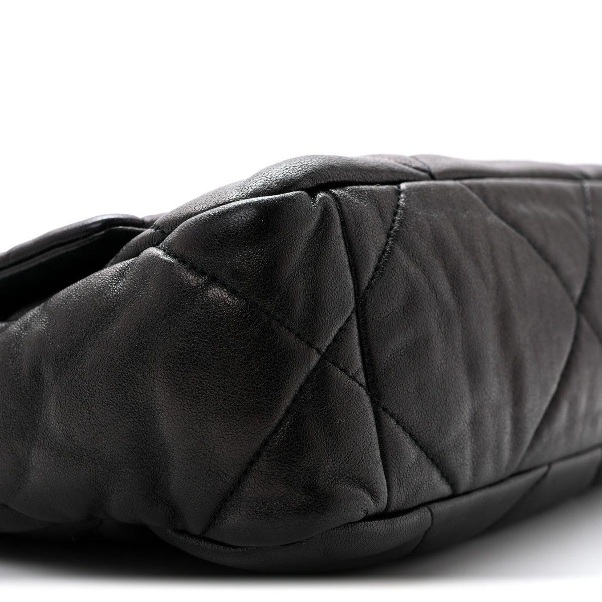 Chanel Lambskin Quilted Medium Chanel 19 Flap Black 9 of 12