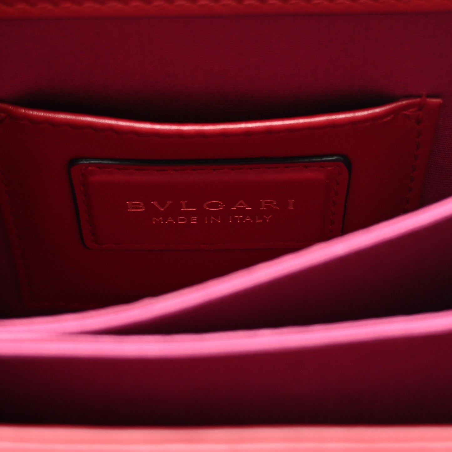 Calfskin Serpenti Forever Top Handle Red