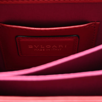 Bulgari Calfskin Serpenti Forever Top Handle Red 6 of 11