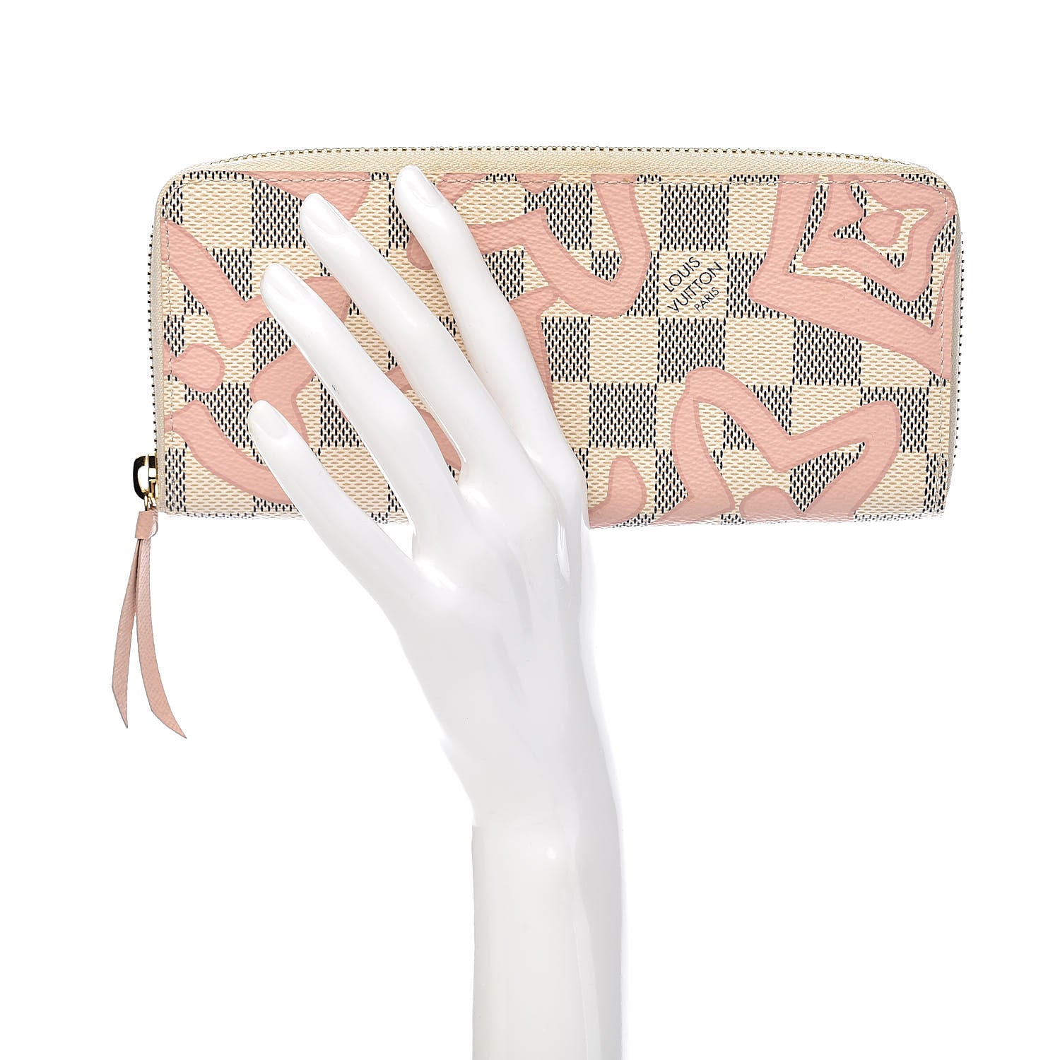 Louis Vuitton Damier Azur Tahitienne Clemence Wallet 2 of 7