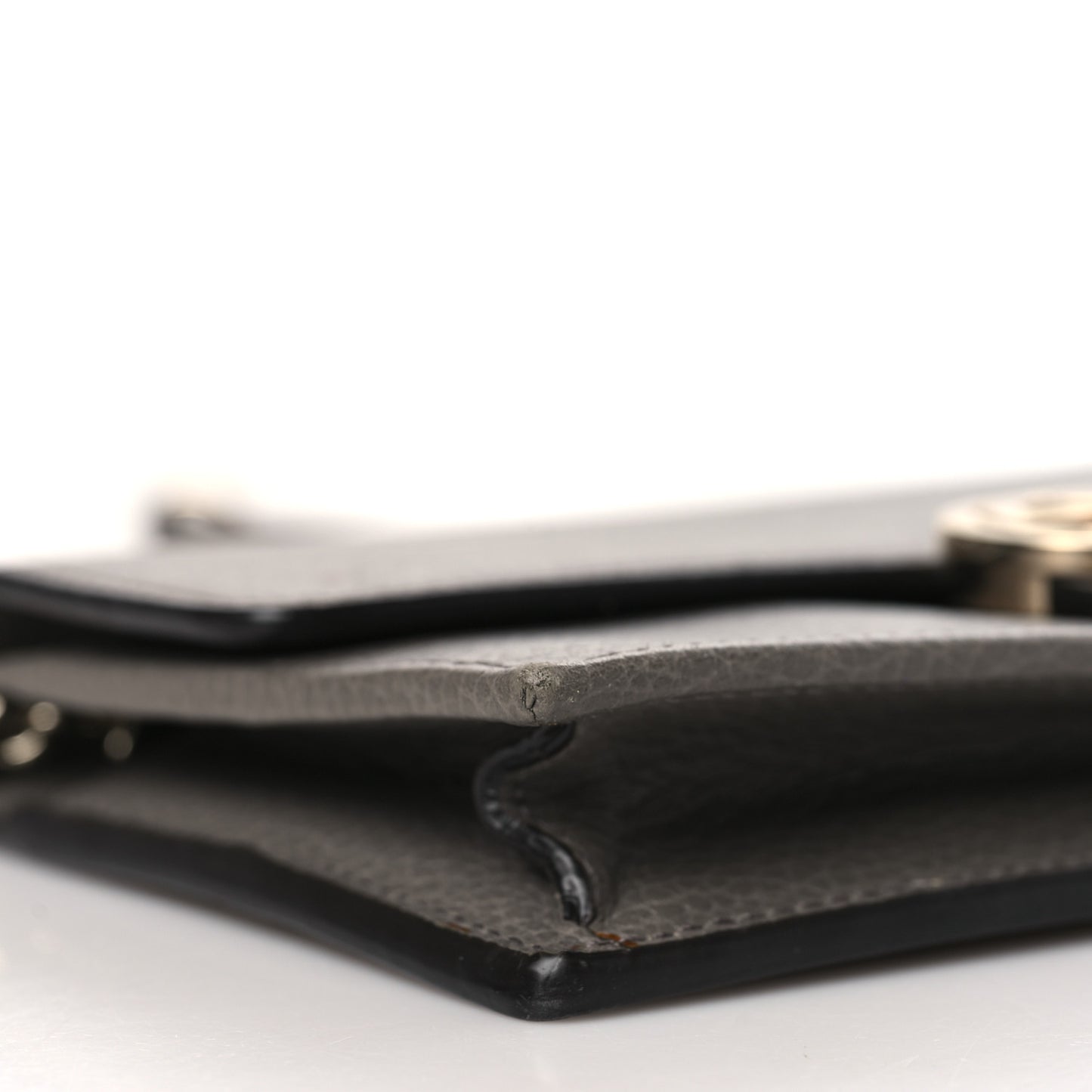 Dollar Calfskin Interlocking G Chain Wallet Loess