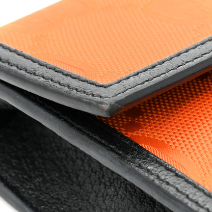 Gucci Econyl Nylon Monogram Off The Grid Crossbody Bag Carrot Orange Black 13 of 15