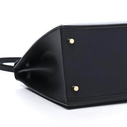 Hermes Epsom Kelly Sellier 35 Black 9 of 10