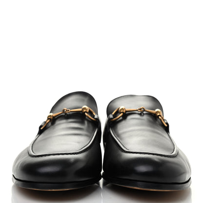 Gucci Calfskin Horsebit Mens Jordaan Loafers 10.5 Black 2 of 4