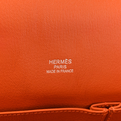 Hermes Taurillon Clemence Jypsiere 31 Orange 6 of 15