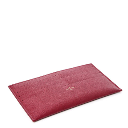 Louis Vuitton Calfskin Felicie Card Holder Insert Fuchsia 4 of 8