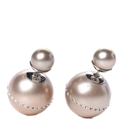 Christian Dior Crystal Mise En Dior Tribal Earrings Pink 1 of 4