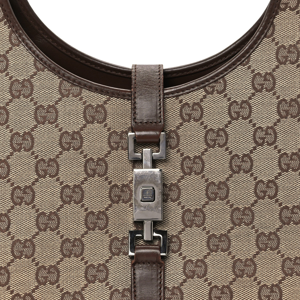 Gucci Monogram Small Bardot Bag Brown 9 of 11