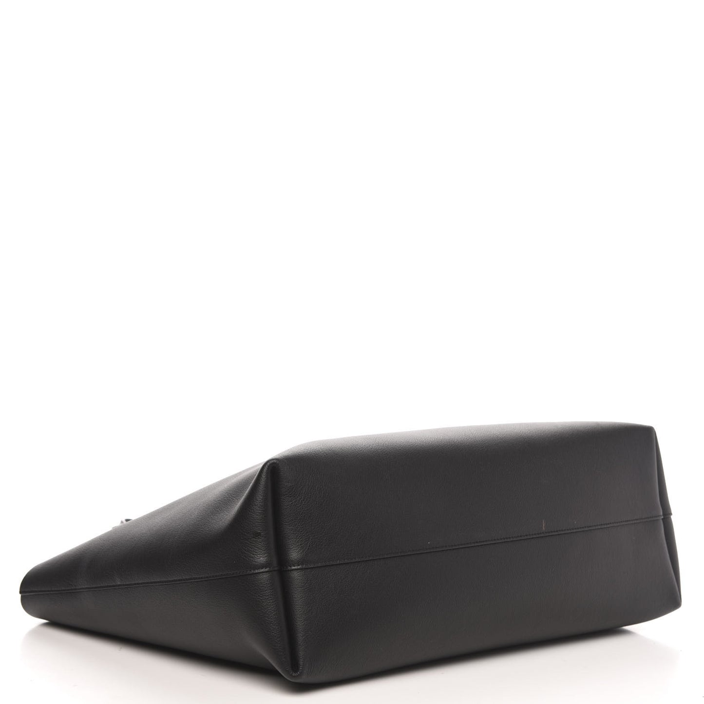 Calfskin Large Shopping Tote Black