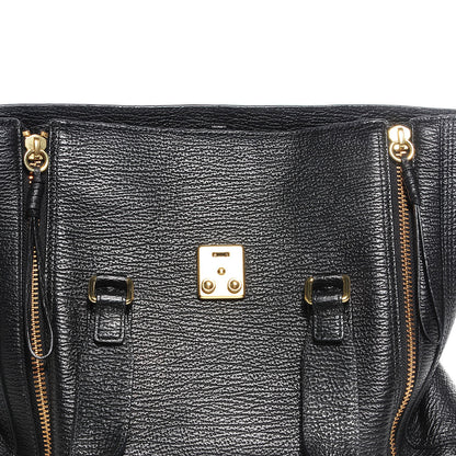 3.1 Phillip Lim 3.1 Leather Large Pashli Satchel Black 11 of 13