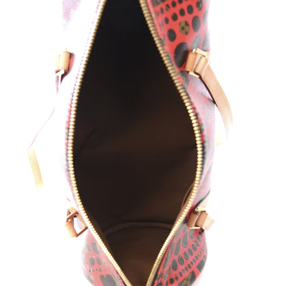 Louis Vuitton Monogram Kusama Pumpkin Dots Papillon 30 Red 4 of 11