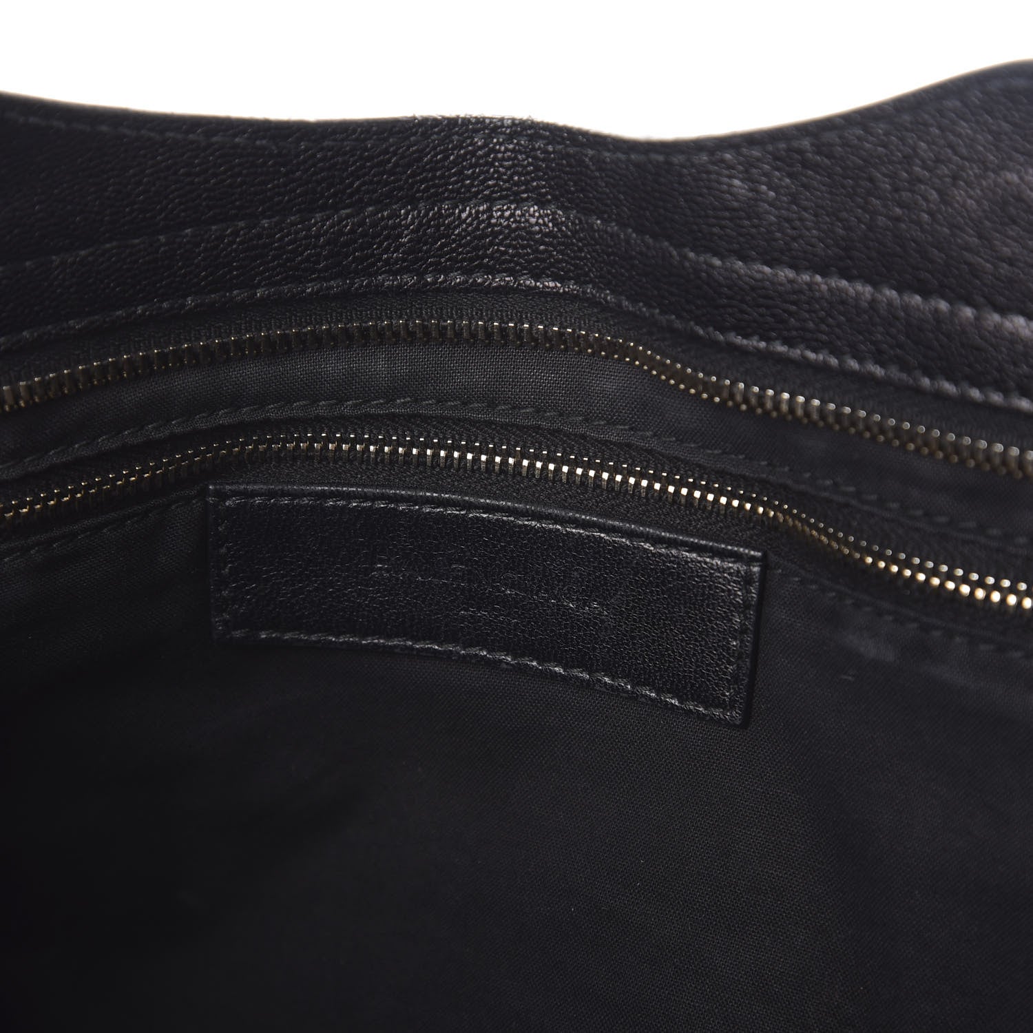 Balenciaga Chevre Gold Metallic Edge Hardware City Black 7 of 9