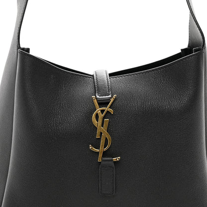Saint Laurent Smooth Calfskin Small Le 5 A 7 Soft Hobo Black 5 of 9