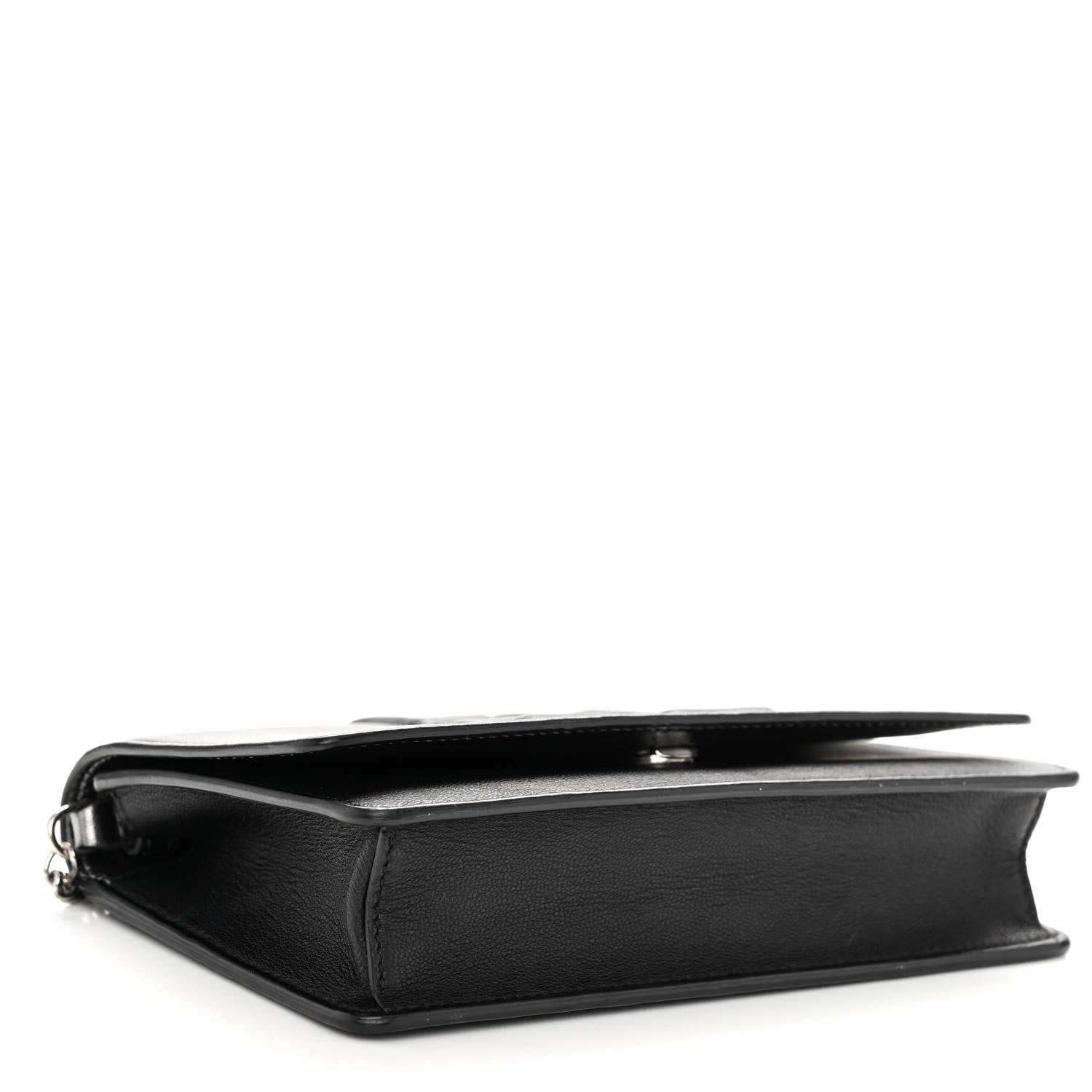 Givenchy Lambskin Emblem Chain Wallet Black 4 of 10