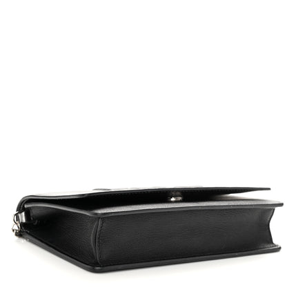 Givenchy Lambskin Emblem Chain Wallet Black 4 of 10