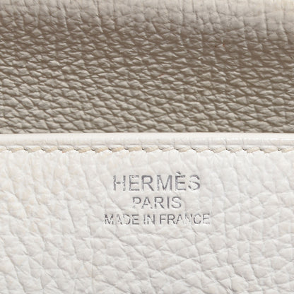 Hermes Taurillon Clemence Birkin 35 White 23 of 28