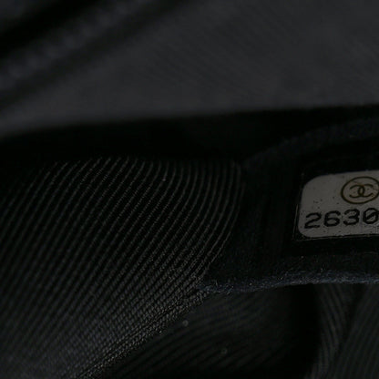 Chanel Velvet Quilted Paris Hamburg Clutch Black 7 of 7