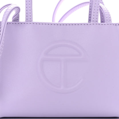 Telfar Vegan Leather Small Shopping Bag Lavender 7 of 9